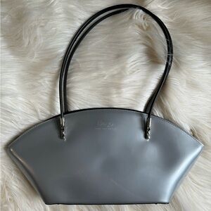 NWOT Beijo Over the Moon Shoulder Bag in Platinum with Dust Bag